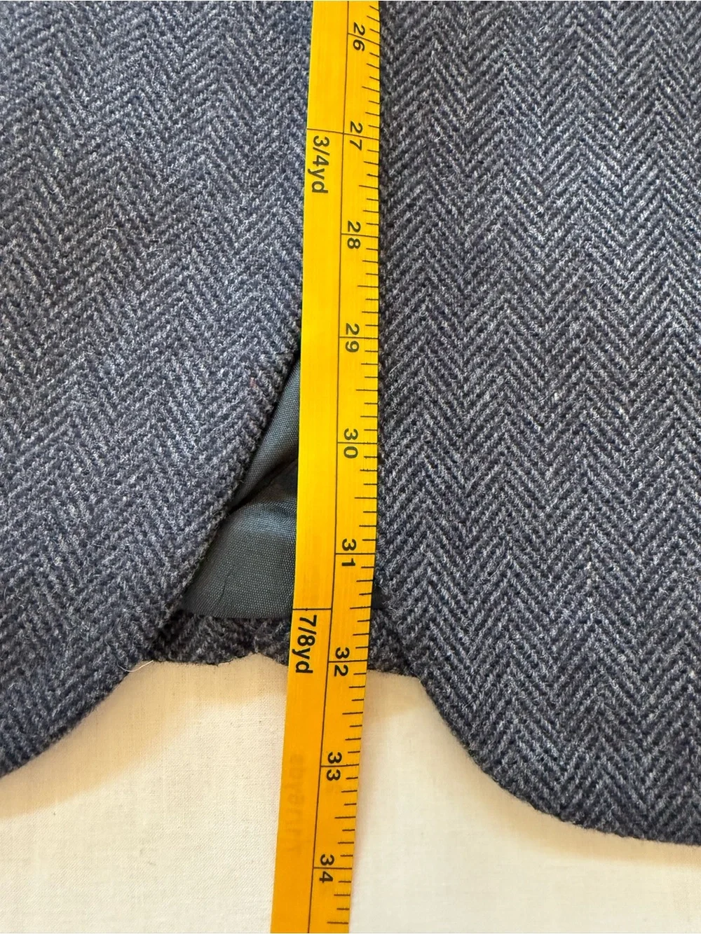 Towncraft Gray Herringbone Sport Coat